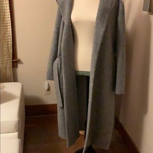 H & M L.O.G.G. Hooded long coat
